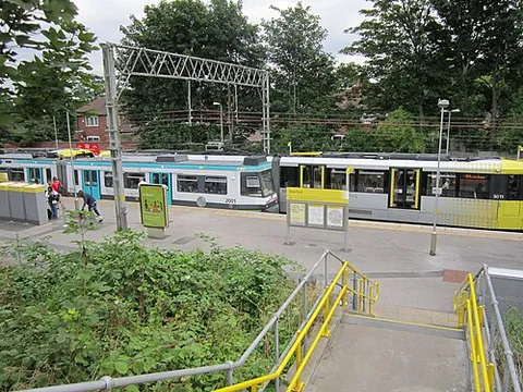 stretford: a town in the Metropolitan Borough of Trafford, Greater Manchester, England (OS grid ref SJ7994)