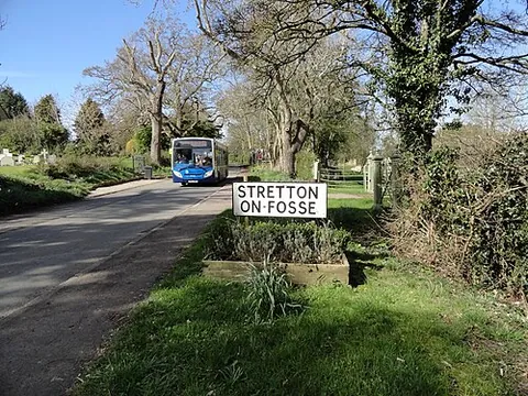 stretton-on-fosse: a village and civil parish in Stratford-on-Avon district, Warwickshire, England (OS grid ref SP2238)