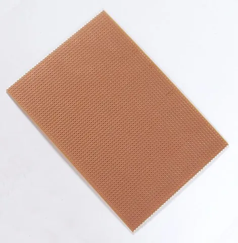 stripboard: a type of prototyping board characterized by a ⅒″ regular rectangular grid of holes, with wide...