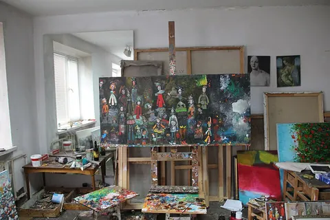 studio: an artist’s or photographer’s workshop or the room in which an artist works