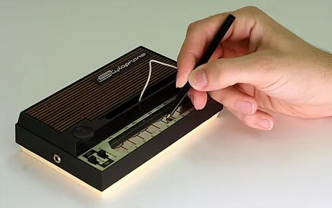 stylophone: a small synthesizer operated using a stylus