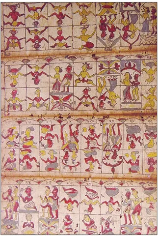 subika: a group of 6 old Meitei texts, known for classical, miniature and manuscript painting styles