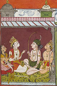 sugriva: the younger brother of Vali, whom he succeeded as ruler of the Kishkindha in Ramayana