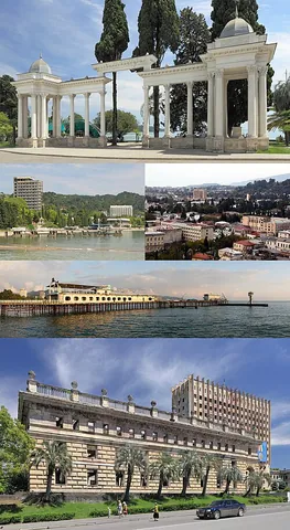 sukhumi: the capital city of Abkhazia, a self-proclaimed republic internationally recognized as being an...