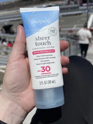 sunblock: a sunscreen with a high sun protection factor (SPF)