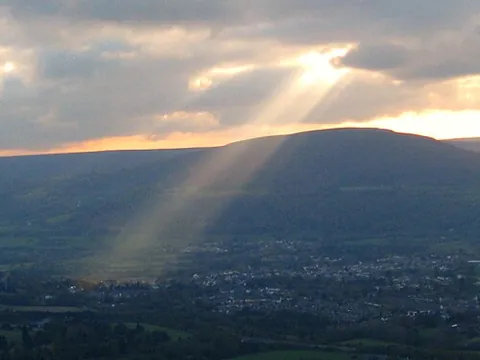 sunshaft: a shaft of sunlight
