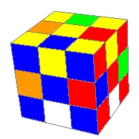 superflip: the position on a Rubik's cube that has every corner cubie positioned and oriented correctly and...