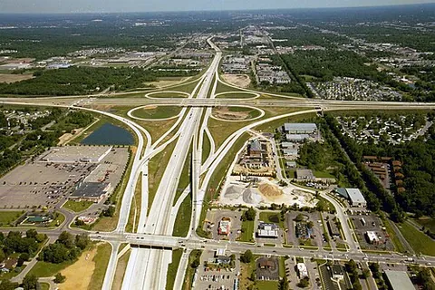 superhighway: an expressway, especially one designed for high speeds