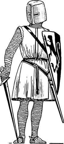 surcoat: a loose sleeveless garment worn over a suit of armor, sometimes colored or embroidered with the...