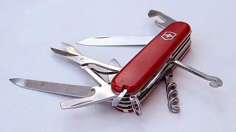 swiss army knife: any of a class of multi-function pocket knives or multitools, having a blade and various tools,...