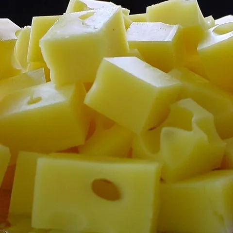 swiss cheese: synonym of Emmentaler, a Swiss cheese with many holes