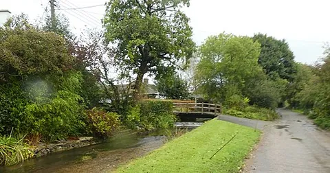 sydling water: a minor river in west Dorset, England, a tributary of the River Frome