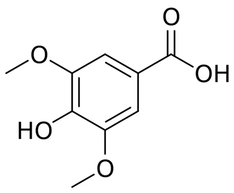 syringic acid: a naturally occurring O-methylated trihydroxybenzoic acid found in various plants