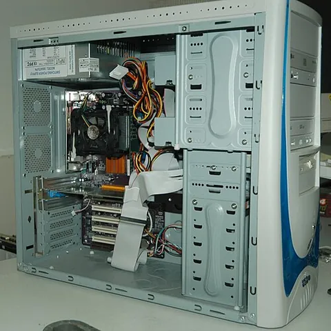 system unit: the main unit of a desktop computer, consisting of the chassis and hardware