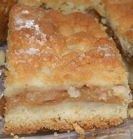 szarlotka: a traditional Polish apple cake made from sweet pastry crust and spiced apple filling
