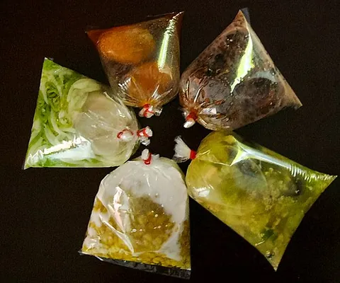 takeaway: (Of food) intended to be eaten off the premises from which it was bought