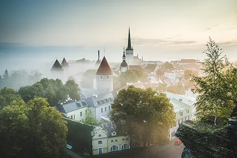 tallinn: the capital city of Estonia