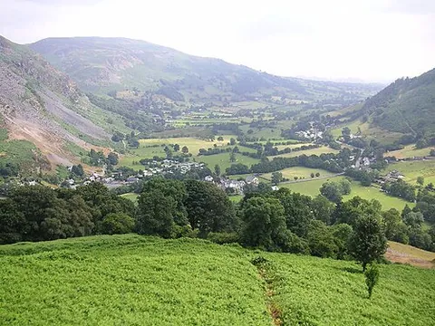 tanat valley: the valley of the River/Afon Tanat in northern Powys, Wales