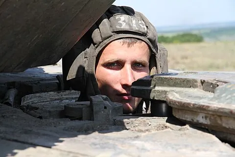 tankman: the (male) operator of a military tank