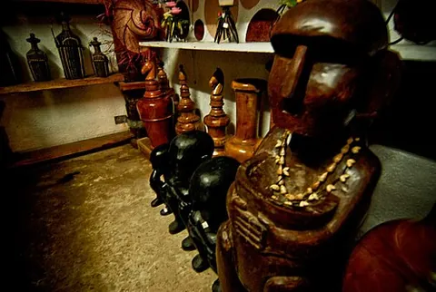 taotao: a carved humanoid figure that represents a spirit in anitism