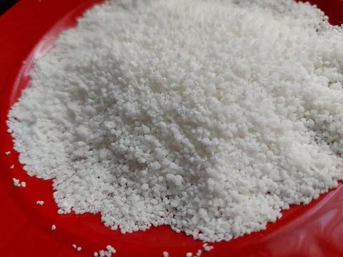 tapioca: a starchy food made from the cassava plant, used in puddings