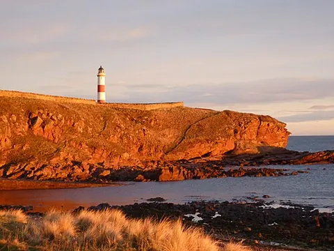 tarbat ness: a headland on a peninsula, at the entrance to Dornoch Firth, Easter Ross, Highland council area,...