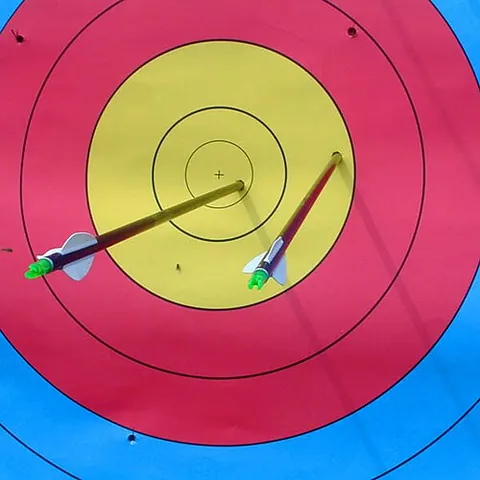 target: a butt or mark to shoot at, as for practice, or to test the accuracy of a firearm, or the force of...