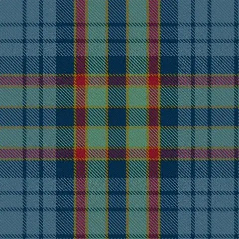tartan: woven woollen fabric with a distinctive pattern of coloured stripes intersecting at right angles...