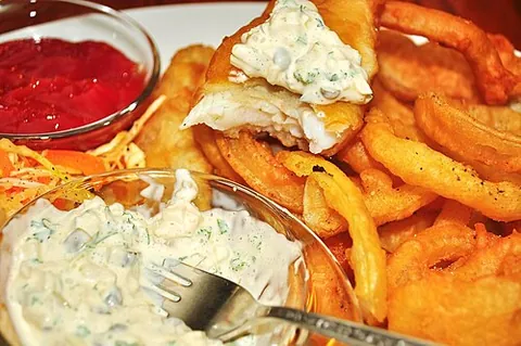 tartare sauce: a sauce made from mayonnaise and a chopped mixture of pickled gherkins, capers, olives and...
