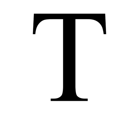 tau: the letter Τ /τ in the Greek alphabet; being the nineteenth letter of the Classical and Modern...