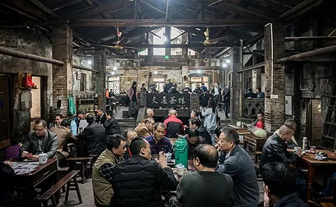 teahouse: a cafe or restaurant that serves tea, usually with light food