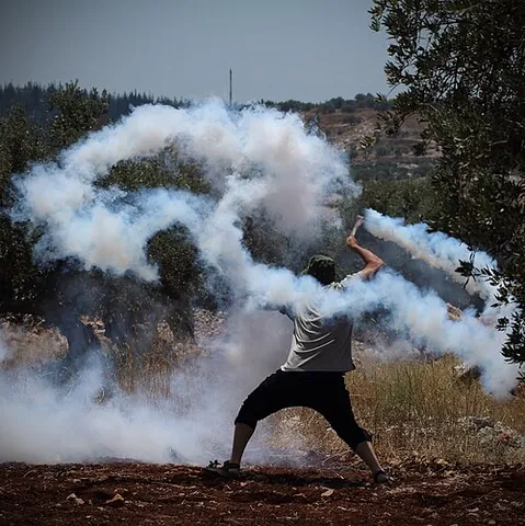 tear gas: any lachrymatory, non-lethal chemical compound that causes the eyes to sting and water and/or...