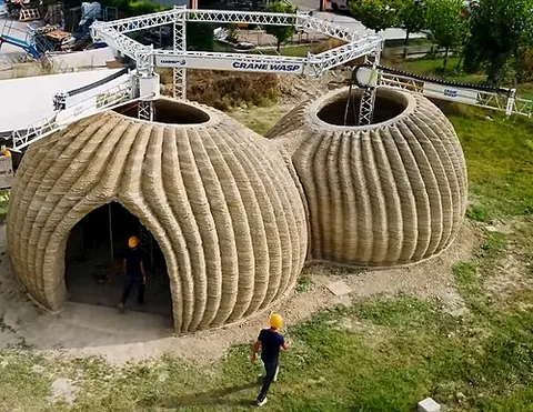 tecla house: a prototype eco-friendly residential building made out of clay by 3D printing