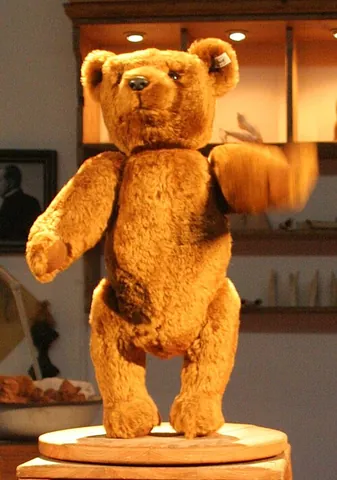 teddy bear: a plush toy in the shape of a bear