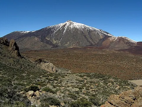 teide: a dormant volcano on Tenerife; the highest mountain in Spain
