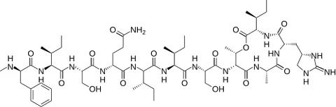 teixobactin: an antibiotic discovered in a screen of uncultured bacteria (Eleftheria terrae) grown in situ in...