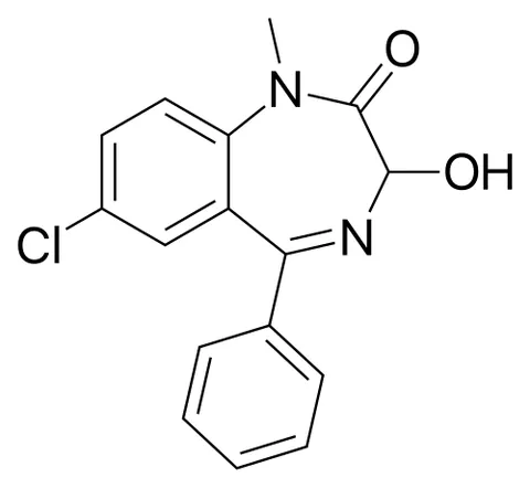 temazepam: a compound (trademark Restoril) of the benzodiazepine class used as a tranquilizer and short-acting...