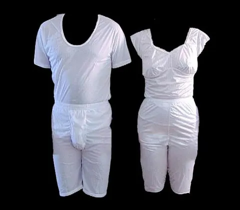temple garment: a form of underwear worn by Latter-day Saints after taking part in the endowment ceremony; they are...