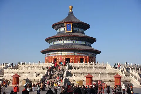 temple of heaven: a religious complex in southeastern Beijing, formerly important to Chinese imperial rituals; the...