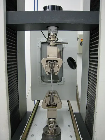 tensometer: a device for evaluating various tensile properties of a material, such as Young's modulus, ultimate...