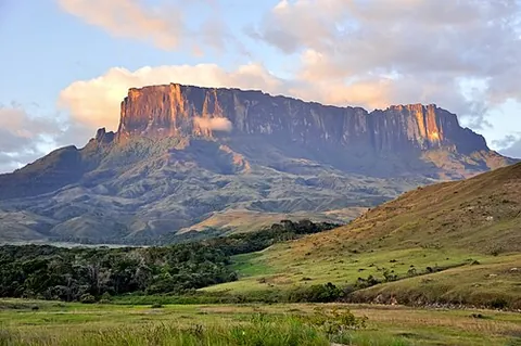 tepui: a type of table-top mountain or mesa found in the Guiana Highlands of South America, especially in...