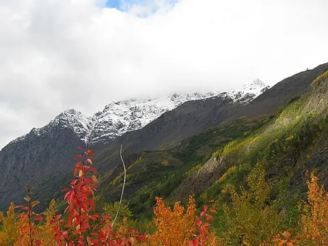 termination dust: in Alaska, a light, high-altitude snowfall that indicates the end of summer