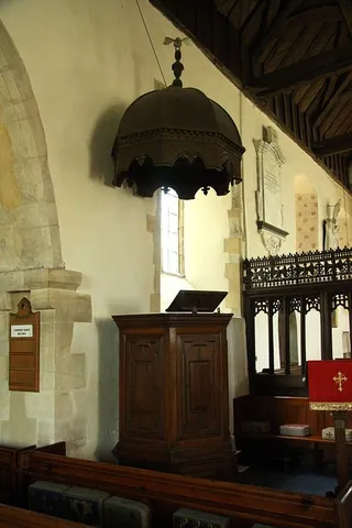 tester: a canopy over a bed