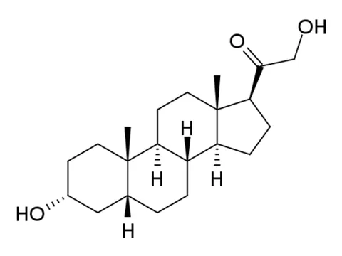tetrahydrodeoxycorticosterone: a naturally produced brain-active steroid that helps reduce neural excitability and promotes...