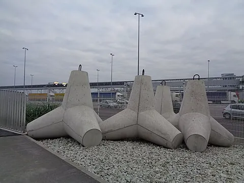 tetrapod: any item with four arms or four feet, such as a light stand, a gun mount, etc