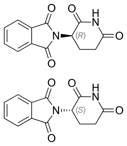 thalidomide: an immunomodulatory drug used to treat a number of cancers and skin disorders, historically...