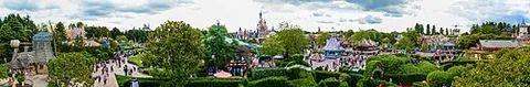 theme park: an amusement park that bases its structures and attractions around a central theme