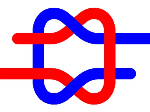 thief knot: a knot for tying together two ends of rope; similar to a reef knot, but with the tails (short ends)...