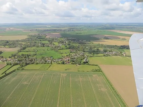 thriplow: a village in Thriplow and Heathfield parish, South Cambridgeshire district, Cambridgeshire, England...