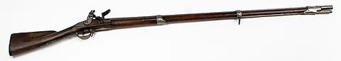 thunderstick: a gun or cannon, especially a rifle, as seen from the imagined perspective of an uncivilized person...